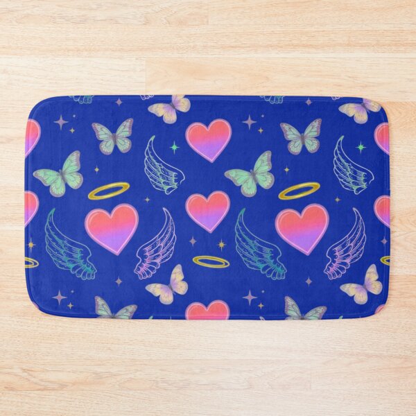 Item preview, Y2K Cybercore Pattern - Flying Hearts with Wings Butterflies and Halos designed and sold by Good Vibes .