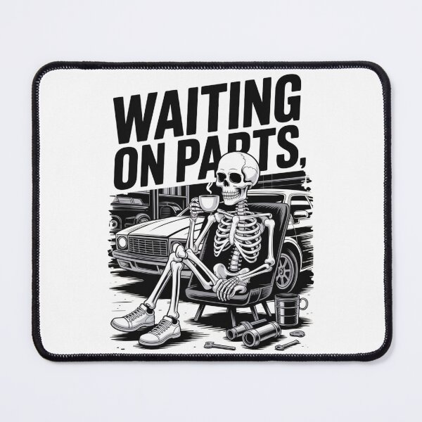 Item preview, Waiting On Parts — Skeleton Mechanic Coffee Shirt V20 designed and sold by DarylWelsh2024.