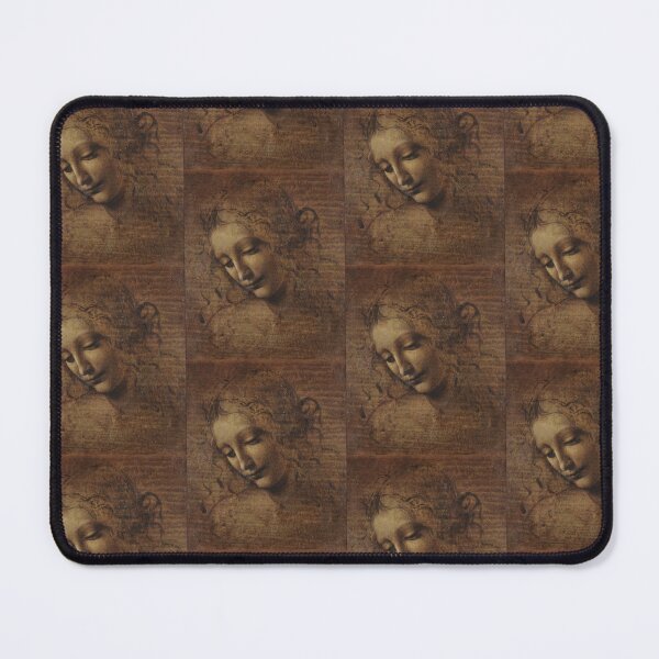 Item preview, Head of a Woman La Scapiliata by Leonardo da Vinci: Renaissance Portrait Poster designed and sold by artofuniverse.