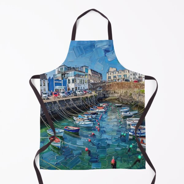 Item preview, Impasto style painting of Portrush Harbour, Co Londonderry, Northern Ireland. designed and sold by davidelder.