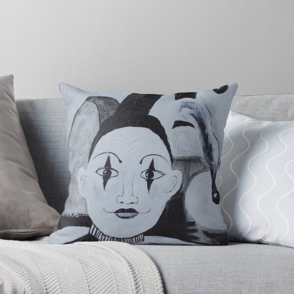 Item preview, Black and white jester designed and sold by Artbylight1.
