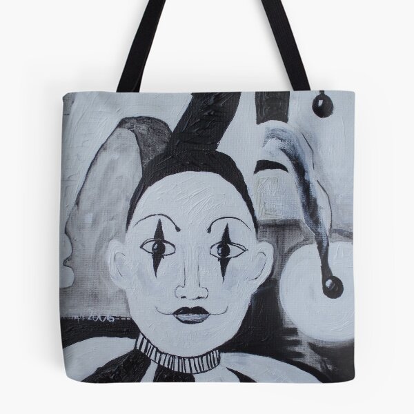 Item preview, Black and white jester designed and sold by Artbylight1.