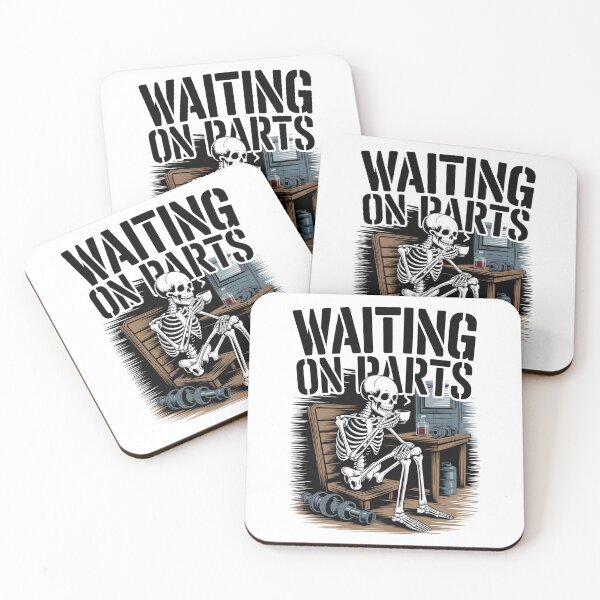 Item preview, Waiting On Parts — Skeleton Mechanic Coffee Shirt V21 designed and sold by DarylWelsh2024.