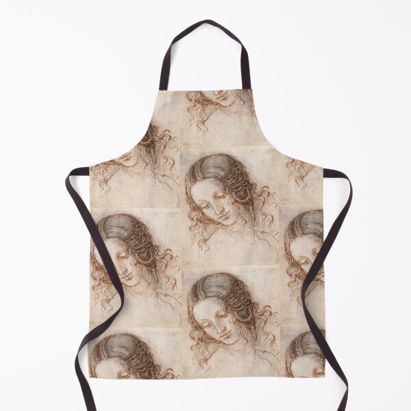 Item preview, Head of Leda by Leonardo da Vinci: High Renaissance Fine Art Poster designed and sold by artofuniverse.
