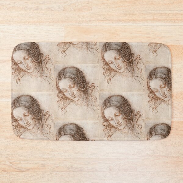 Item preview, Head of Leda by Leonardo da Vinci: High Renaissance Fine Art Poster designed and sold by artofuniverse.