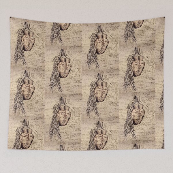 Item preview, Heart Anatomy by Leonardo da Vinci: Renaissance anatomical sketch poster designed and sold by artofuniverse.