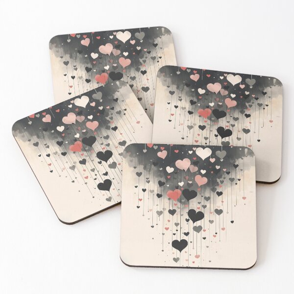 Item preview, Shower of hearts designed and sold by uunaa.