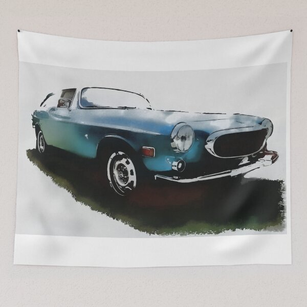 Item preview, Classic 70s European Wagon in Teal designed and sold by The CherryBlossom.