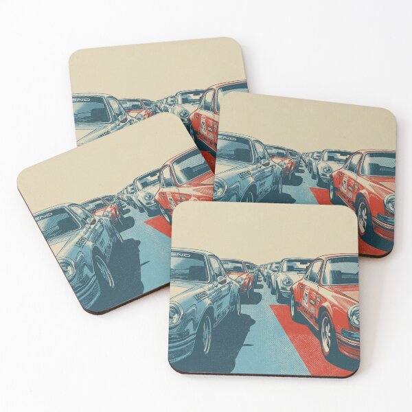 Item preview, Classic German Sportscars – Halftone Pop Art designed and sold by Fuel-Shirts.