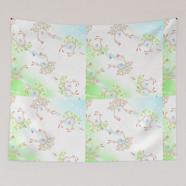Item preview, Japanese floral pattern designed and sold by Vintage Designs +.