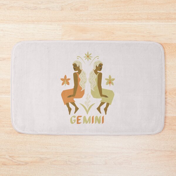 Item preview, Gemini Twins Zodiac Woman – Boho Floral Astrology Illustration designed and sold by Artsy Corner.