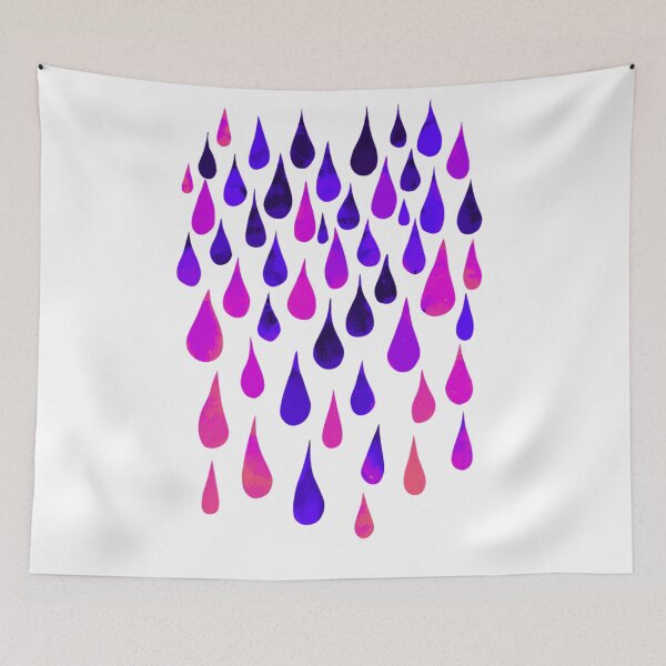 Item preview, Rainbow rain drops designed and sold by uunaa.