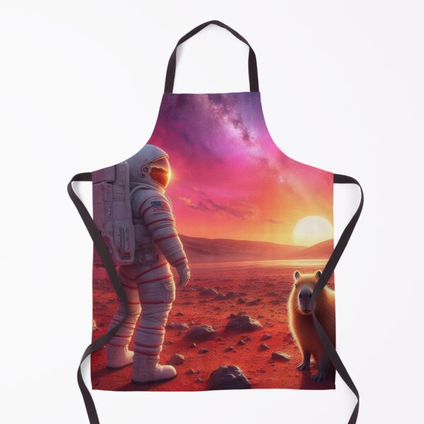 Item preview, Cosmic Encounter – Astronaut & Capybara designed and sold by Dogandesighn.