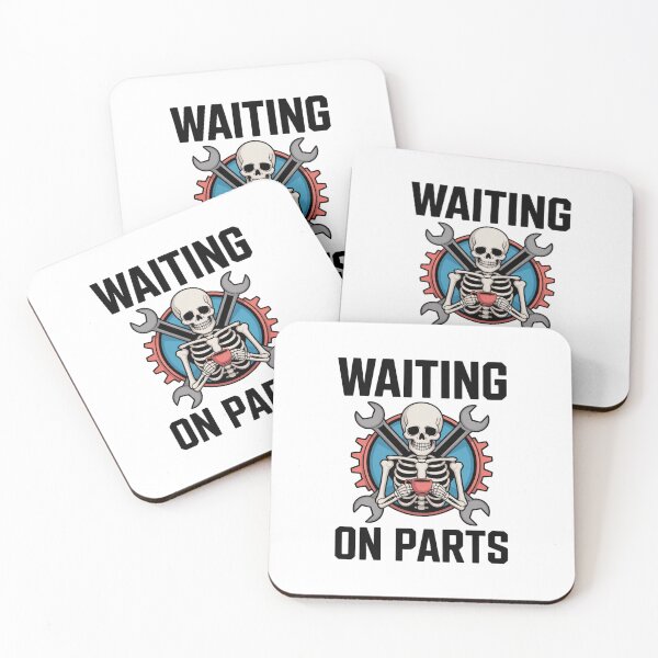 Item preview, Waiting On Parts — Skeleton Mechanic Coffee Shirt V23 designed and sold by DarylWelsh2024.