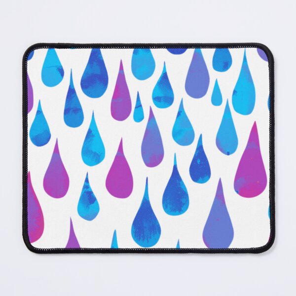 Item preview, Pink and blue rain drops designed and sold by uunaa.