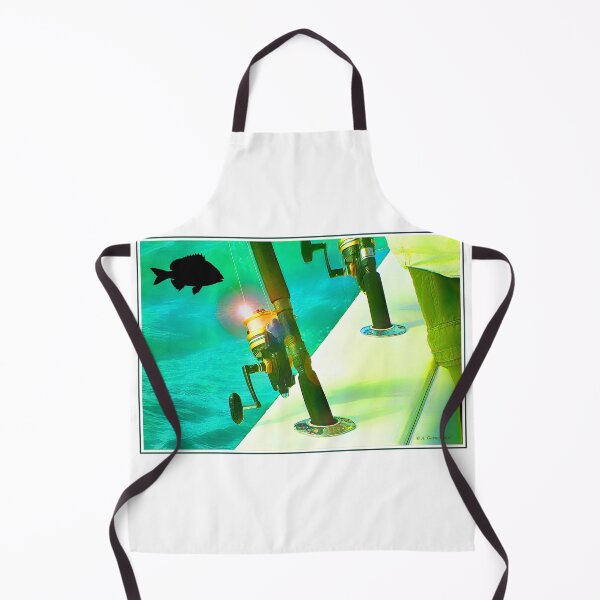 Item preview, Fishing Rods in Holders, A Strike, Digital Illustration designed and sold by AMacGPhilly.