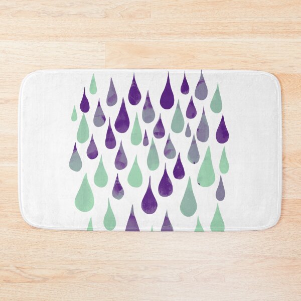 Item preview, Blue rain drops designed and sold by uunaa.