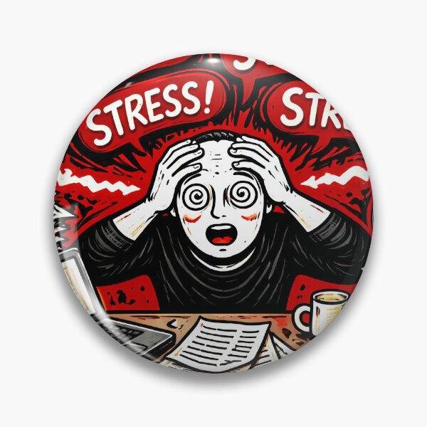 Item preview, Stress Overload Desk Drawing designed and sold by xeltravom.