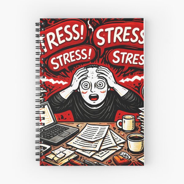 Item preview, Stress Overload Desk Drawing designed and sold by xeltravom.