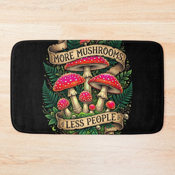 Item preview, Sarcastic Goblincore Mushroom | More Mushrooms Less People Foraging designed and sold by PiotrT.