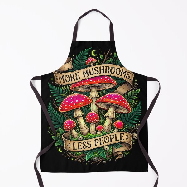 Item preview, Sarcastic Goblincore Mushroom | More Mushrooms Less People Foraging designed and sold by PiotrT.