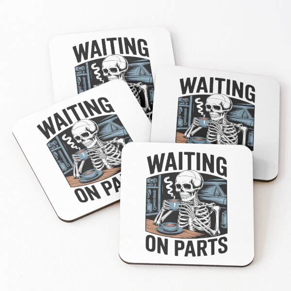 Item preview, Waiting On Parts — Skeleton Mechanic Coffee Shirt V24 designed and sold by DarylWelsh2024.