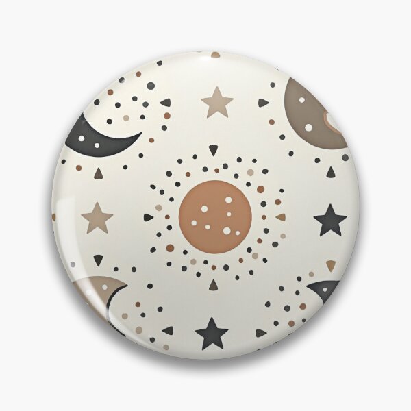 Item preview, Boho Celestial Seamless Pattern Moon Stars designed and sold by mittie101.