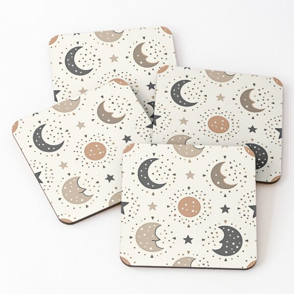 Item preview, Boho Celestial Seamless Pattern Moon Stars designed and sold by mittie101.
