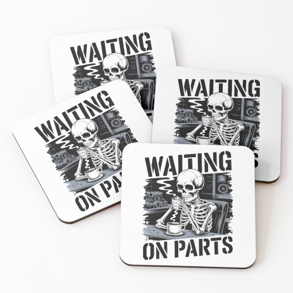 Item preview, Waiting On Parts — Skeleton Mechanic Coffee Shirt V25 designed and sold by DarylWelsh2024.