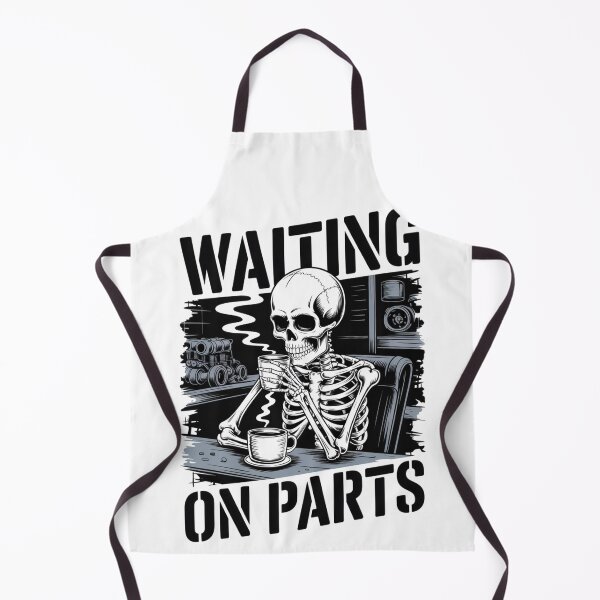 Item preview, Waiting On Parts — Skeleton Mechanic Coffee Shirt V25 designed and sold by DarylWelsh2024.
