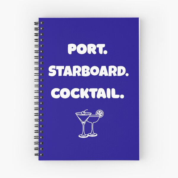Item preview, Port. Starboard. Cocktail. designed and sold by AlignedThreads.