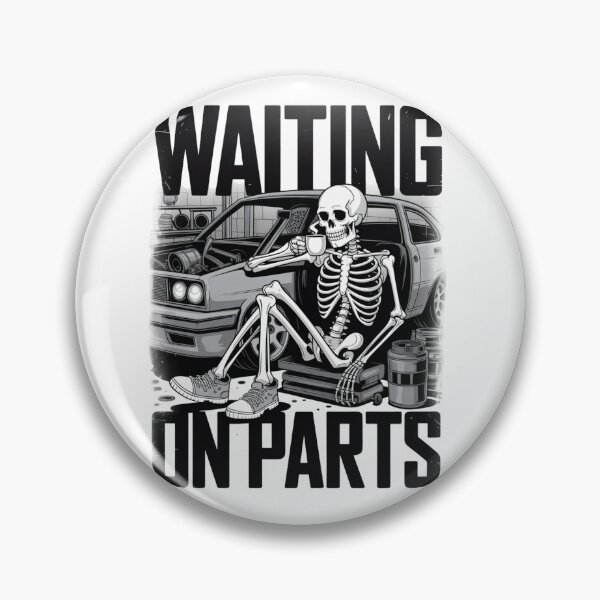 Item preview, Waiting On Parts — Skeleton Mechanic Coffee Shirt V27 designed and sold by DarylWelsh2024.