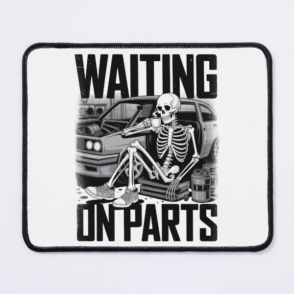 Item preview, Waiting On Parts — Skeleton Mechanic Coffee Shirt V27 designed and sold by DarylWelsh2024.