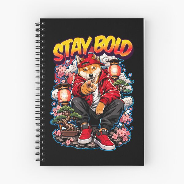 Item preview, Shiba inu hip hop street style stay bold illustration designed and sold by Tong4130.