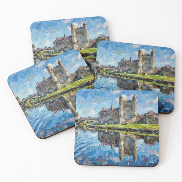 Item preview, Impasto style painting of Enniskillen Castle, Co Fermanagh, Northern Ireland. designed and sold by davidelder.