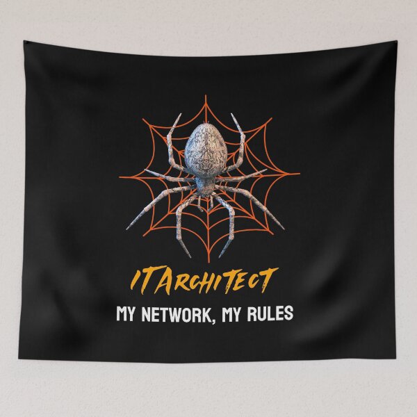 Item preview, Funny IT Architect Network Admin Humor Spider designed and sold by Vac1.