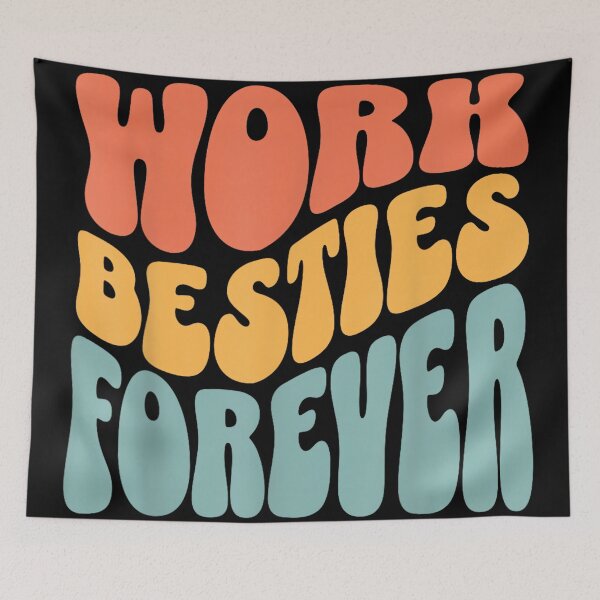 Item preview, Work Bestie Funny Coworker Matching Employee BFF designed and sold by MaryLReyes04.