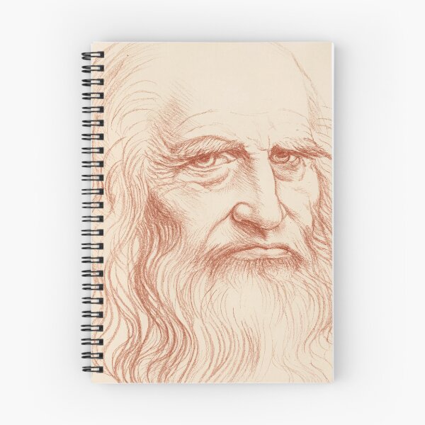 Item preview, Leonardo Da Vinci Self Portrait by Leonardo da Vinci: Sanguine Renaissance Study designed and sold by artofuniverse.