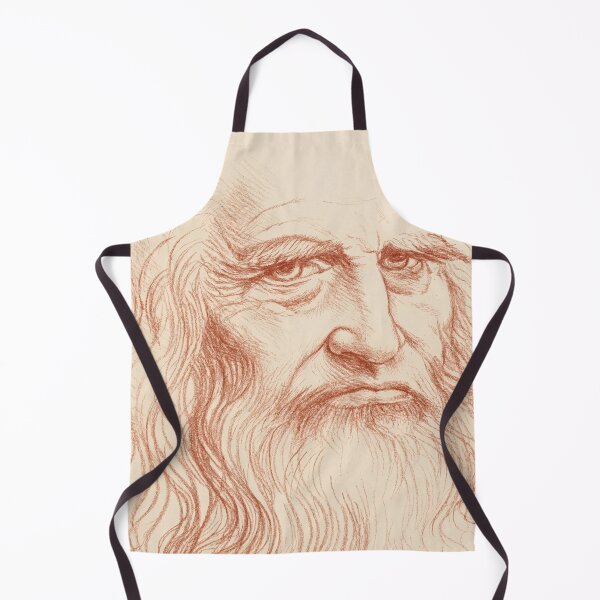 Item preview, Leonardo Da Vinci Self Portrait by Leonardo da Vinci: Sanguine Renaissance Study designed and sold by artofuniverse.
