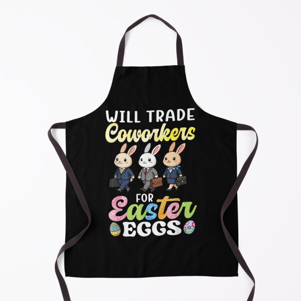 Item preview, Will Trade Coworkers for Easter Eggs Funny Office Bunny designed and sold by MaryLReyes04.