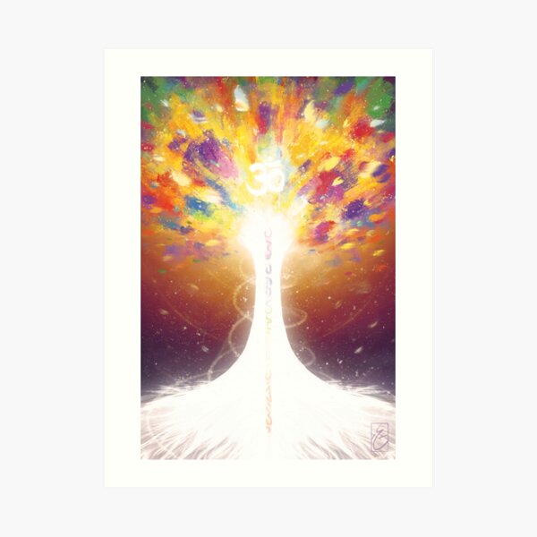 The Tree of The Loving Sun Art Print
