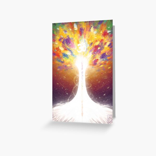 The Tree of The Loving Sun Greeting Card
