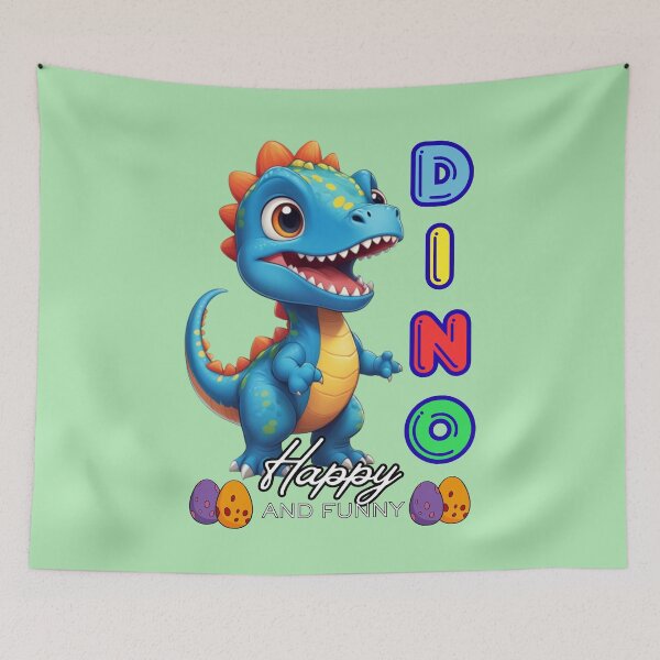 Item preview, Dino happy and funny designed and sold by KIDS-PRINTS.