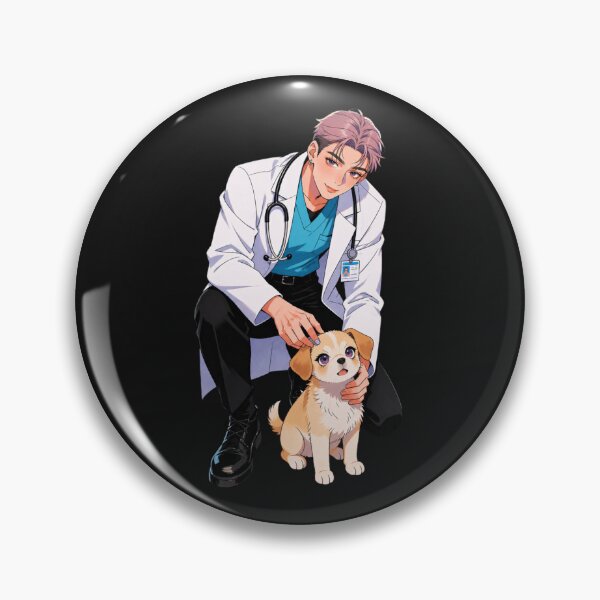 Item preview, Cute Vet With Puppy Animal Lover designed and sold by Ministickertime.