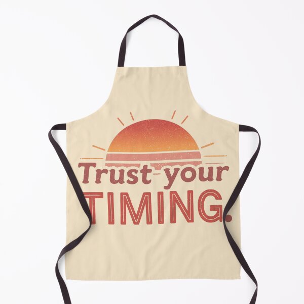Item preview, Trust Your Timing – Not Behind in Life Retro Quote | Slow Progress & Comparison Anxiety Aesthetic Sticker designed and sold by BukJus.