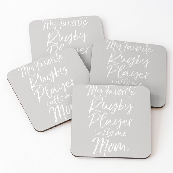 Item preview, Cute Rugby Mom Quote My Favorite Rugby Player Calls Me Mom T-Shirt designed and sold by TESTTES.