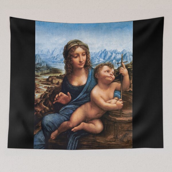 Item preview, Madonna of the Yarnwinder by Leonardo da Vinci: High Renaissance Poster designed and sold by artofuniverse.