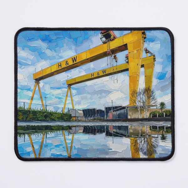 Item preview, Painting of Samson and Goliath Shipyard Cranes, Belfast. Northern Ireland. designed and sold by davidelder.