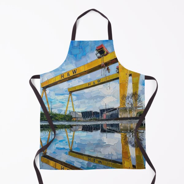 Item preview, Painting of Samson and Goliath Shipyard Cranes, Belfast. Northern Ireland. designed and sold by davidelder.