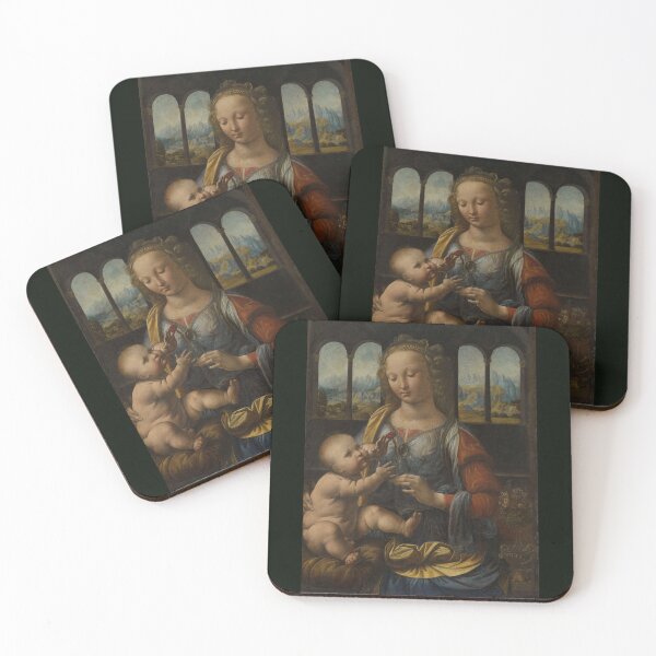 Item preview, Madonna of the Carnation by Leonardo da Vinci: High Renaissance Art Poster designed and sold by artofuniverse.